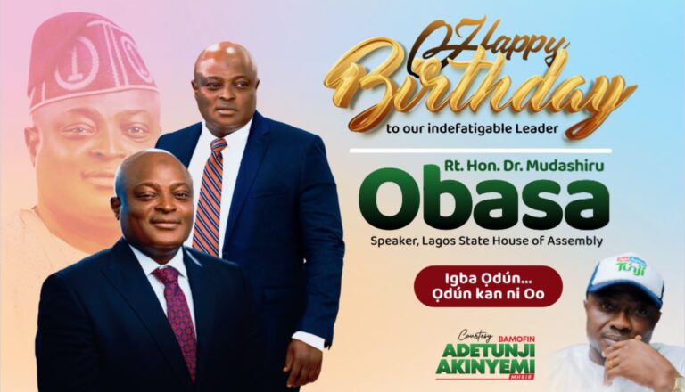 BAMOFIN ADETUNJI AKINYEMI MHRIR Annonces Scholarship and Microfiance Bank Innitive in Honour of Rt.Hon Mudashiru Obasa’s Birthday