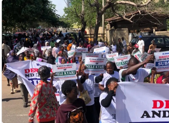 Hardship: Protest in Abuja over fuel crisis, inflation