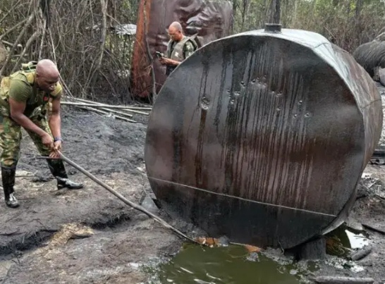 Military deactivates 216 illegal refining sites in one month