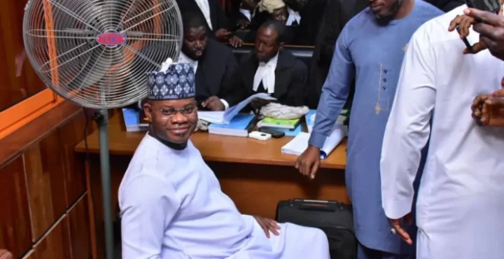 Alleged fraud: Yahaya Bello pleads not guilty to 16-count charge